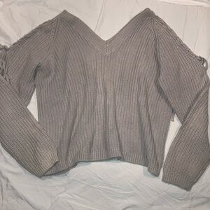 Pac Sun L.A. Hearts Gray Sweater